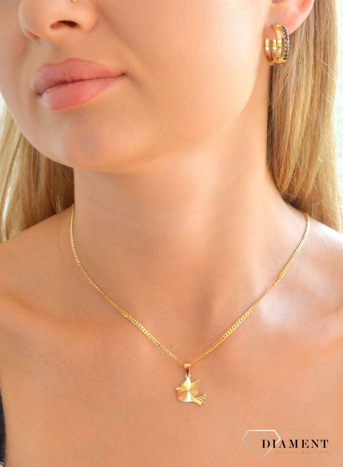 Srebrny łańcuszek 925 pozłacana pancerka 2,2 mm DIA-LAN-11896-925 2,2mm (2).jpg